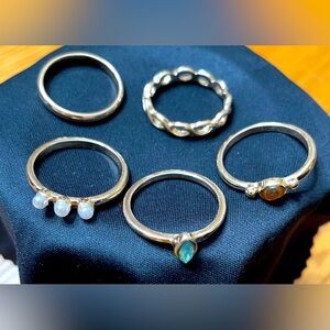 Torrid Rings - Set of 5 - size 9